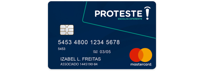 Cartão de crédito Proteste