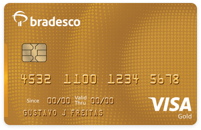 cartão de crédito Bradesco Visa Gold